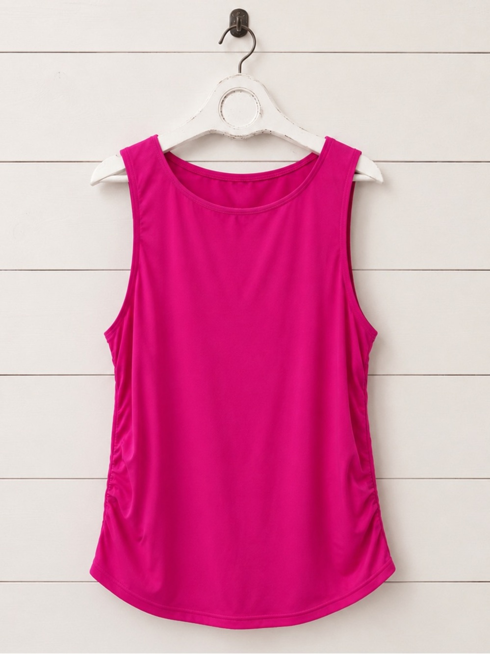 Lands' End Women's Bright Pink Swim Tankini Top